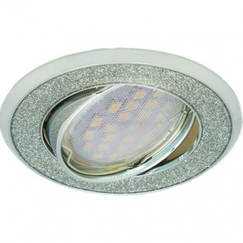 Светильник ECOLA MR16 DL39S GU5.3 встр. поворотный Круг под стеклом Серебряный блеск/Хром 26x94 Светильник ECOLA MR16 DL39S GU5.3 встр. поворотный Круг под стеклом Серебряный блеск/Хром 26x94