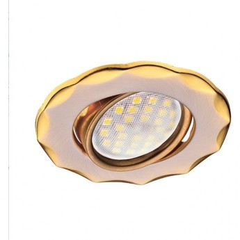 Встраиваемый светильник ECOLA MR16 DH07 FN1602EFS хром-сатин, золото Встраиваемый светильник ECOLA MR16 DH07 FN1602EFS хром-сатин, золото